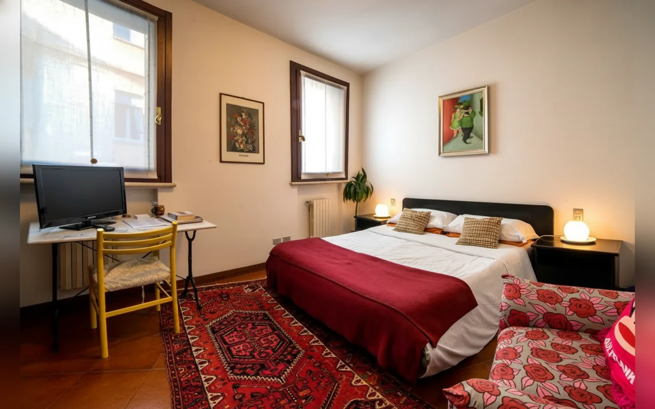 Camera con bagno privato — holiday treviso, (foto 8)